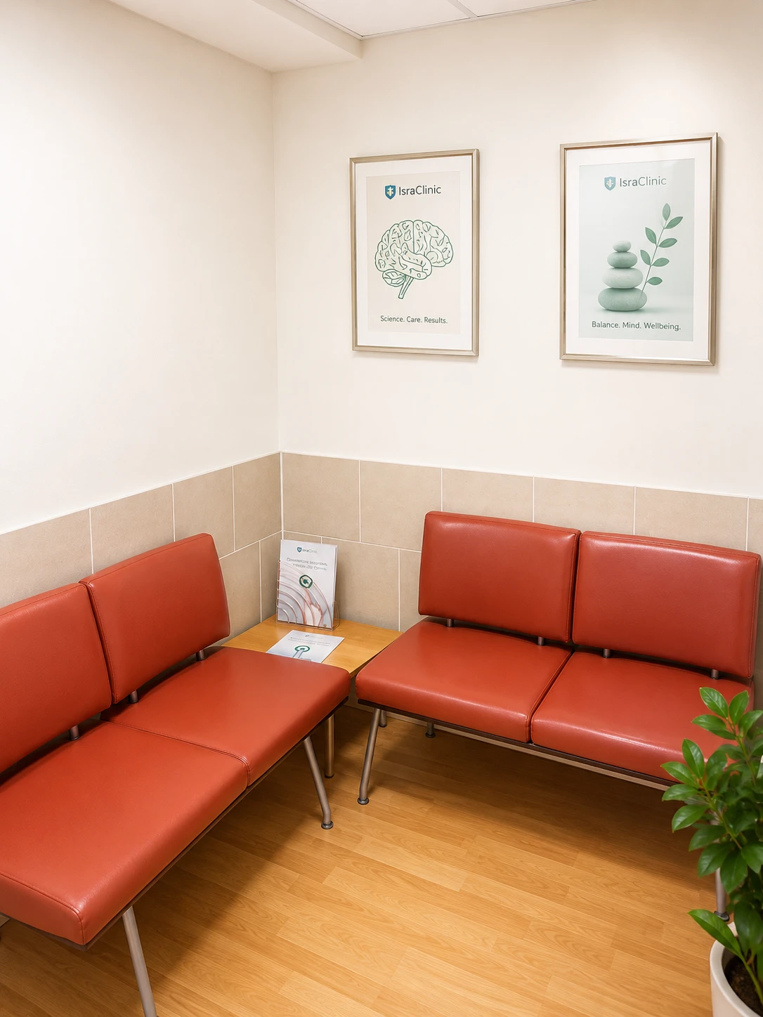 IsraClinic clinic waiting area Tel Aviv