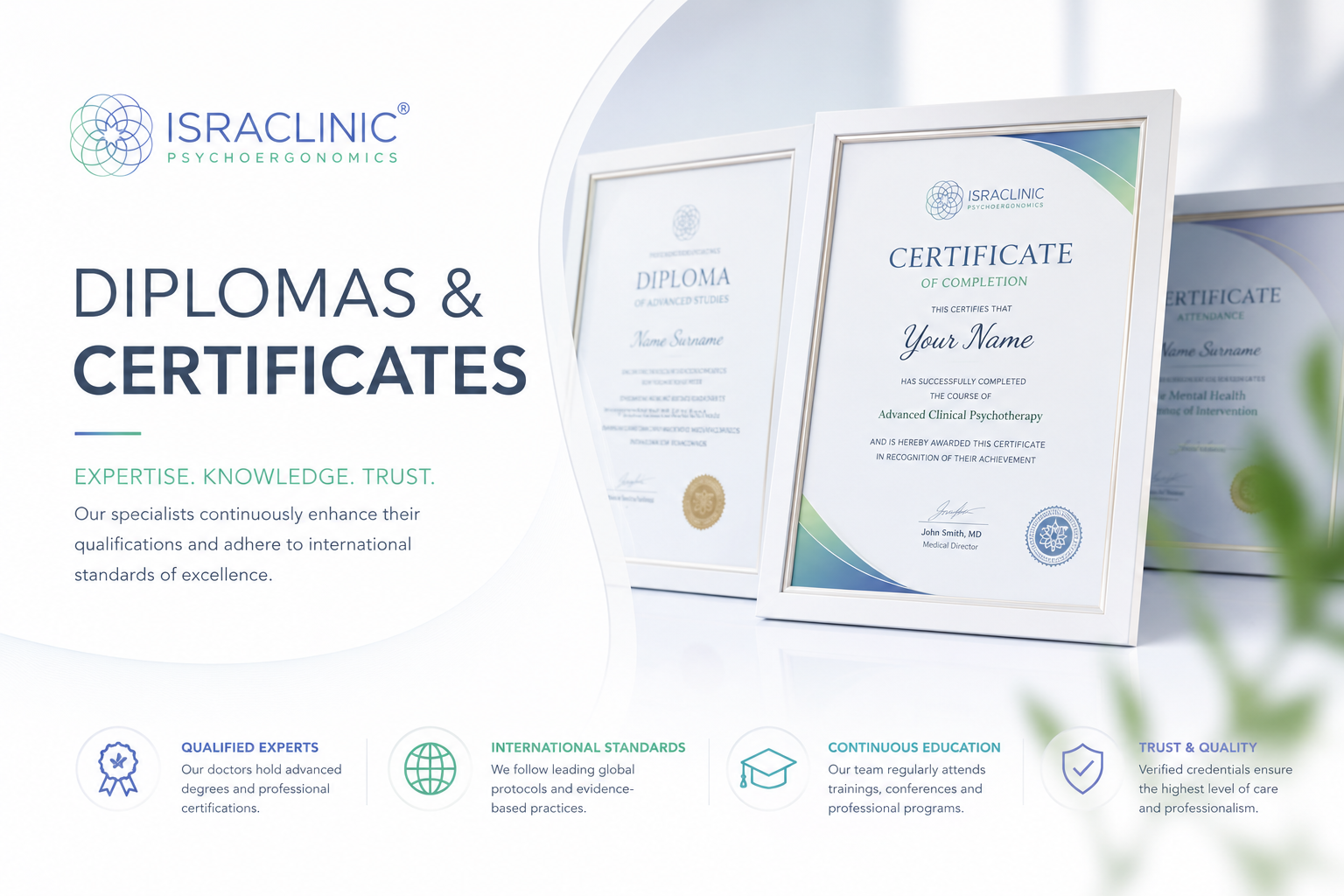Legal Status, Licensing & Certifications | IsraClinic Psychiatric Clinic